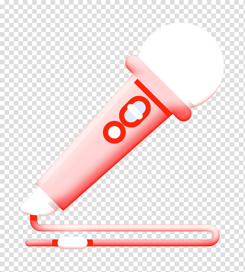 Mic icon Media Technology icon Mike icon, Microphone, Audiovisual Equipment, Red, Meter transparent background PNG clipart