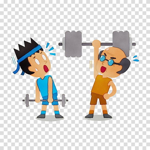 weight training strength training physical fitness barbell dumbbell, Watercolor, Paint, Wet Ink, Olympic Weightlifting, Cartoon, Royaltyfree, Female Bodybuilding transparent background PNG clipart