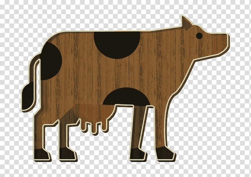 Cow icon Animals icon, M083vt, Wood, Science, Biology transparent background PNG clipart