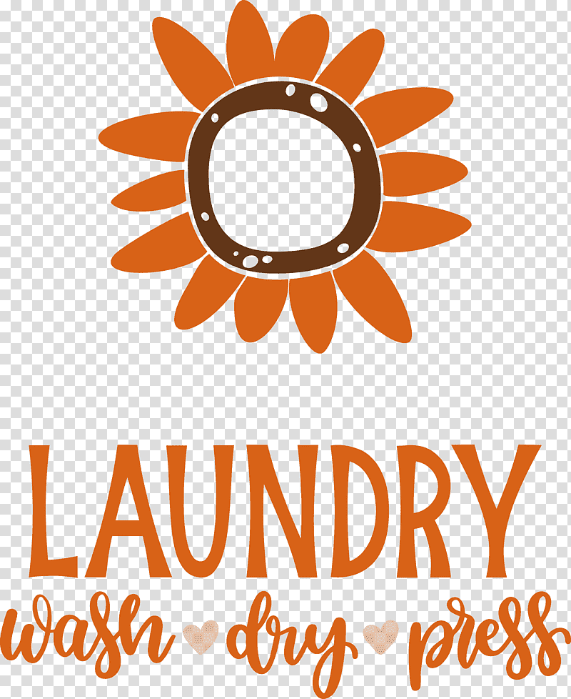 Laundry Wash Dry, Press, Logo, Line, Meter, Flower, Orange Sa transparent background PNG clipart
