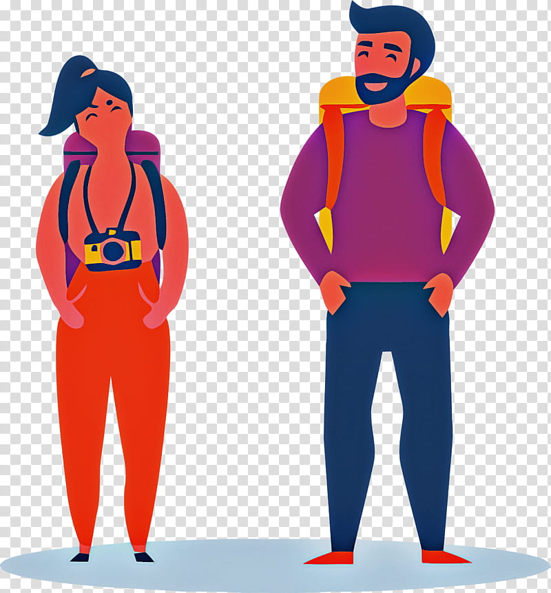 couple lover, Standing, Cartoon, Electric Blue, Costume, Animation, Style transparent background PNG clipart