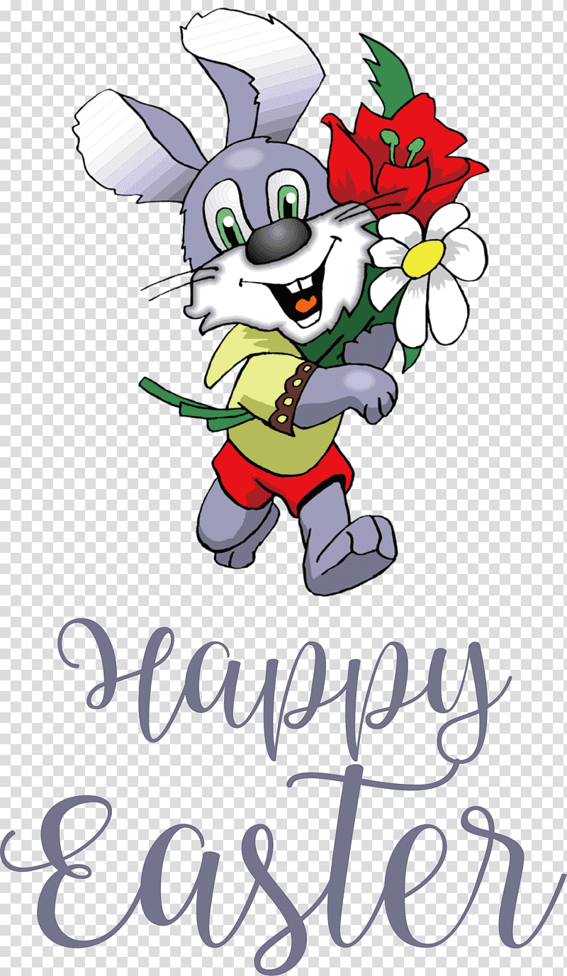 Happy Easter Day Easter Day Blessing easter bunny, Cute Easter, Hare, Rabbit, Holiday, Greeting Card, Mothers Day Greeting Card transparent background PNG clipart