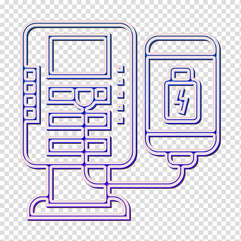 Hotel Services icon Touch screen icon Charging icon, Telephony, Angle, Line, Meter, Area transparent background PNG clipart