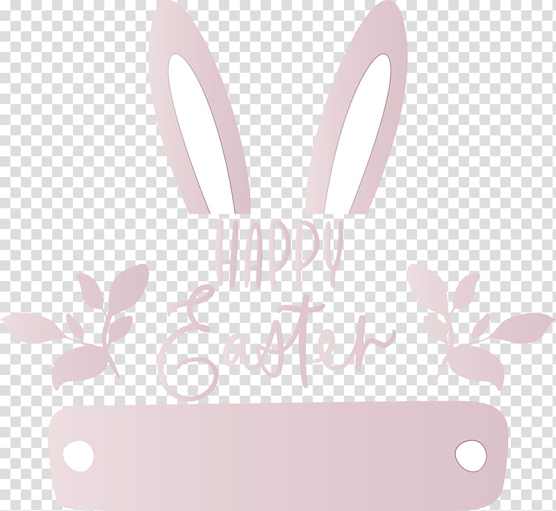 pink rabbit, Easter Day, Happy Easter Day, Watercolor, Paint, Wet Ink transparent background PNG clipart