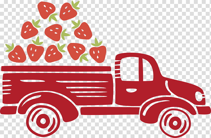 Strawberry Truck Autumn Fruit, Logo, Line, Area, Meter transparent background PNG clipart