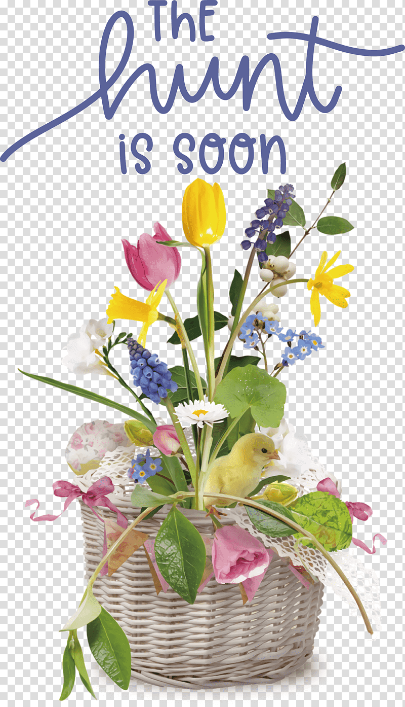 Easter Day The Hunt Is Soon Hunt, Floral Design, Flower, Cut Flowers, Flower Bouquet, Victorian Scraps, Wreath transparent background PNG clipart