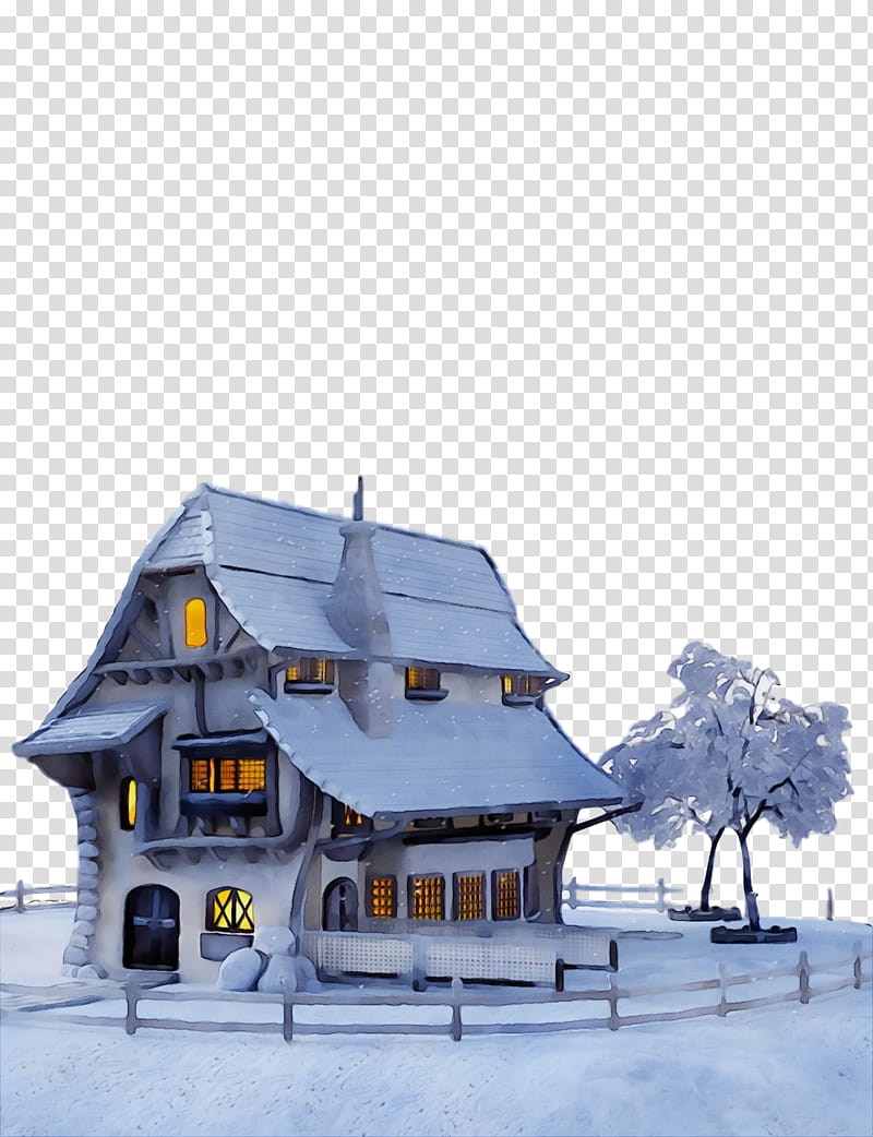 roof facade hut cottage m-tree, Watercolor, Paint, Wet Ink, Mtree, Snowm Inc transparent background PNG clipart