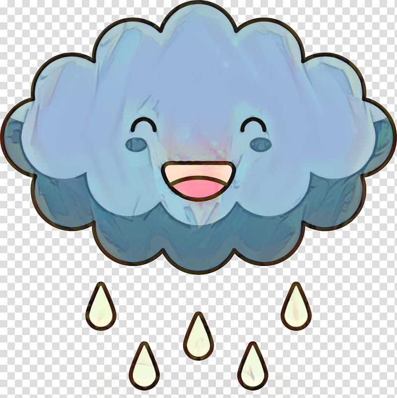 Rain Cloud, Speech Balloon, Cartoon, Smile, Emoticon, Emoji, Snout, Meteorological Phenomenon transparent background PNG clipart