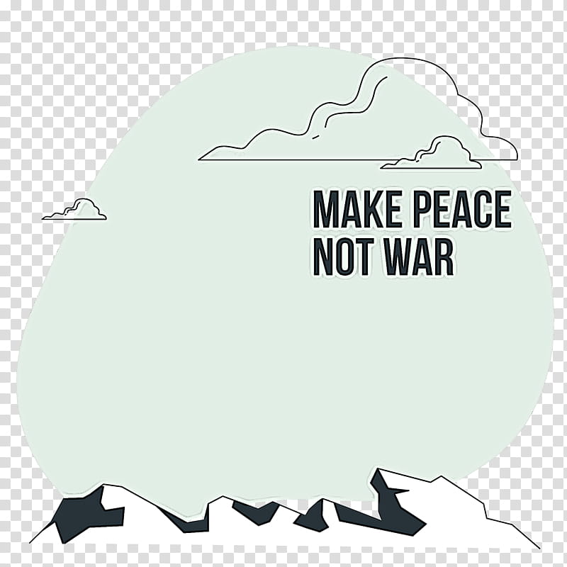 Make peace not war Peace Day, Logo transparent background PNG clipart