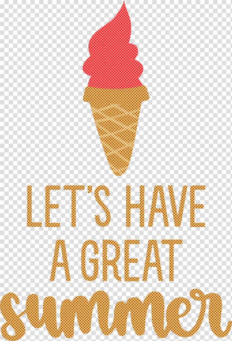 Great Summer Summer, Summer
, Ice Cream, Ice Cream Cone, Dairy Product, Logo, Line transparent background PNG clipart