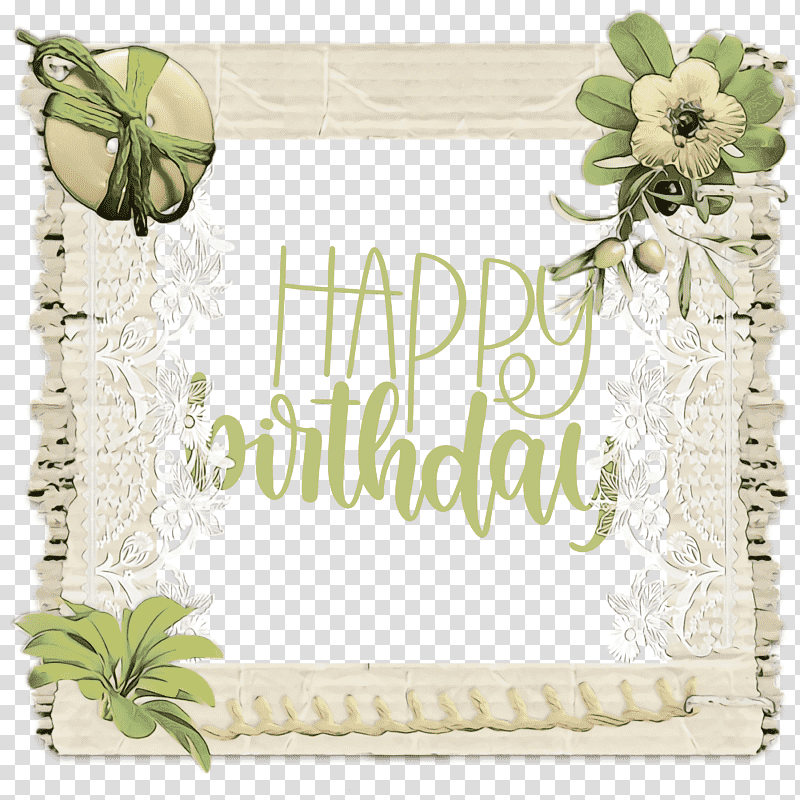 frame, Birthday
, Happy Birthday
, Watercolor, Paint, Wet Ink, Frame transparent background PNG clipart