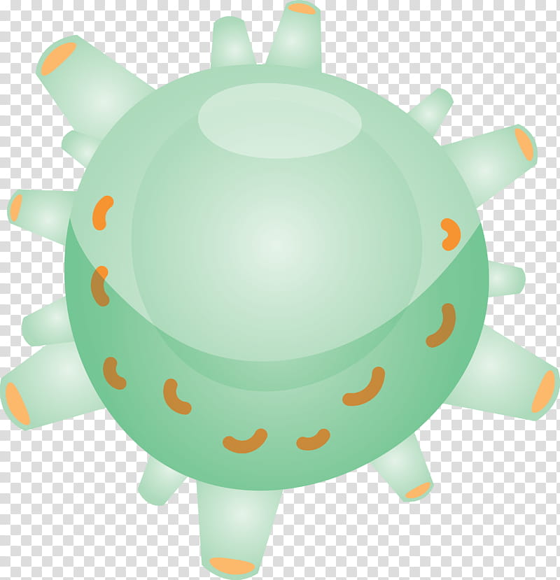 Coronavirus COVID Virus, Turquoise, Cartoon, Kettle transparent background PNG clipart