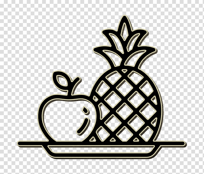 Restaurant Elements icon Fruit icon, Pineapple, Icon Design, Banana, Rambutan, Tropical Fruit transparent background PNG clipart