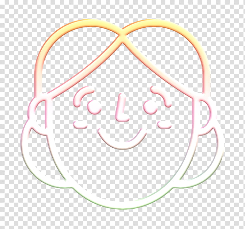 Emoji icon Happy People icon Woman icon, Logo, Circle, Meter, Computer, Precalculus, Mathematics, Analytic Trigonometry And Conic Sections transparent background PNG clipart