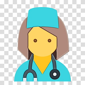 cartoon turquoise headgear turquoise, Watercolor, Paint, Wet Ink,  Cartoon transparent background PNG clipart thumbnail