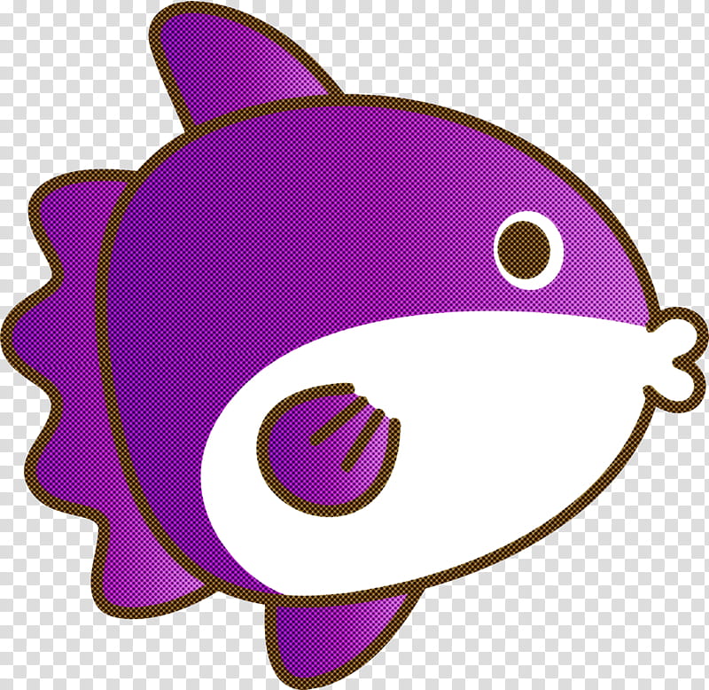 purple violet pink cartoon smile, Baby Sunfish, Cartoon Sunfish transparent background PNG clipart