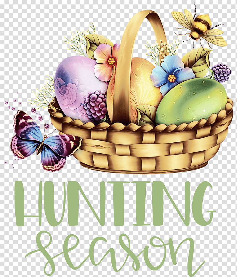 Easter egg, Hunting Season, Easter Day, Happy Easter, Watercolor, Paint, Wet Ink transparent background PNG clipart