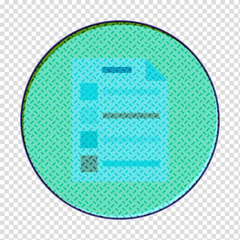 Business and Finance icon List icon, Turquoise M, Green, Meter, Line, Microsoft Azure, Mathematics transparent background PNG clipart