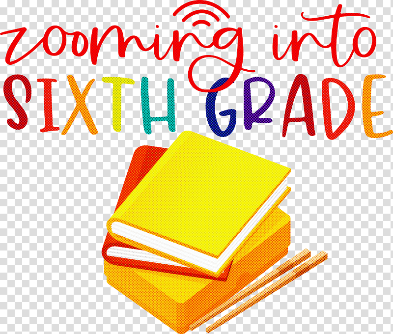 back to school sixth grade, Logo, Yellow, Line, Meter, Mathematics, Geometry transparent background PNG clipart