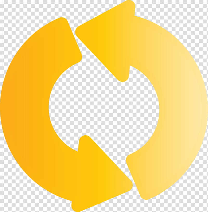 Reload Arrow, Yellow, Logo, Circle, Symbol transparent background PNG clipart