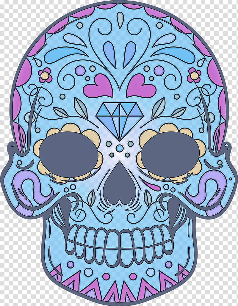 Calavera calaveras Sugar Skull, Day Of The Dead, Skull Art, Watercolor Painting, Line Art, Drawing, Calaveras Skull, Skeleton transparent background PNG clipart