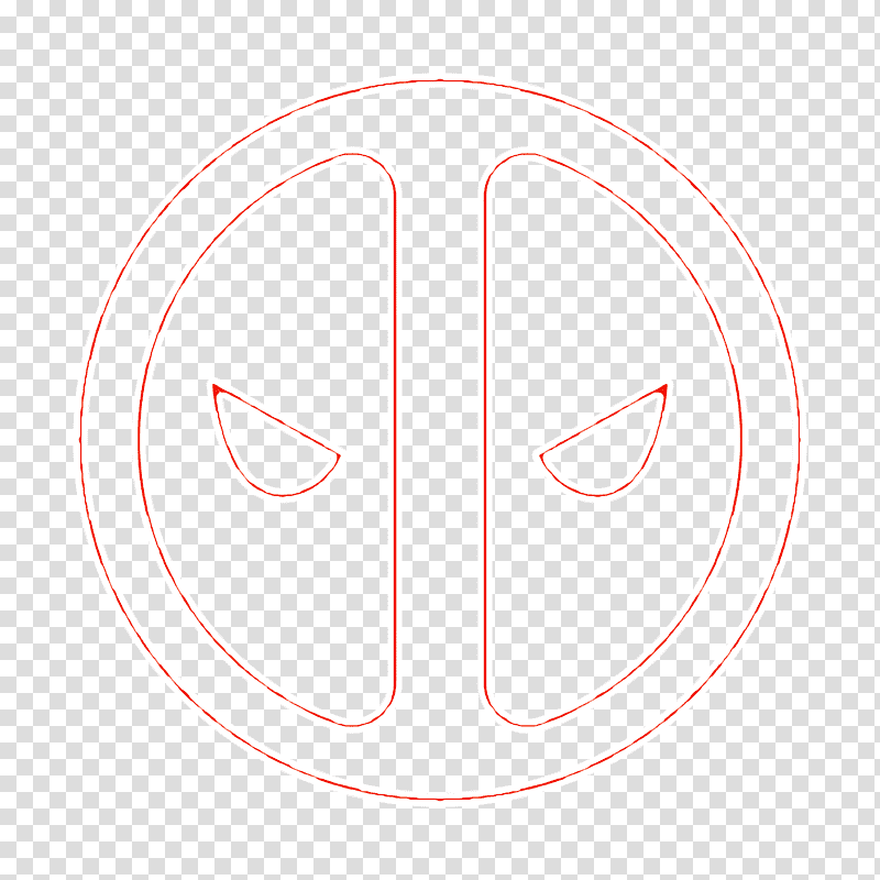 cinema icon Marvel icon Best films icon, Deadpool Icon, Logo, Emblem, Circle, Meter, Analytic Trigonometry And Conic Sections transparent background PNG clipart