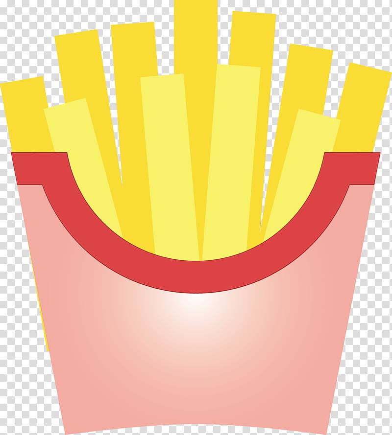 French fries, Watercolor, Paint, Wet Ink, Yellow, Side Dish, Gesture, Logo transparent background PNG clipart