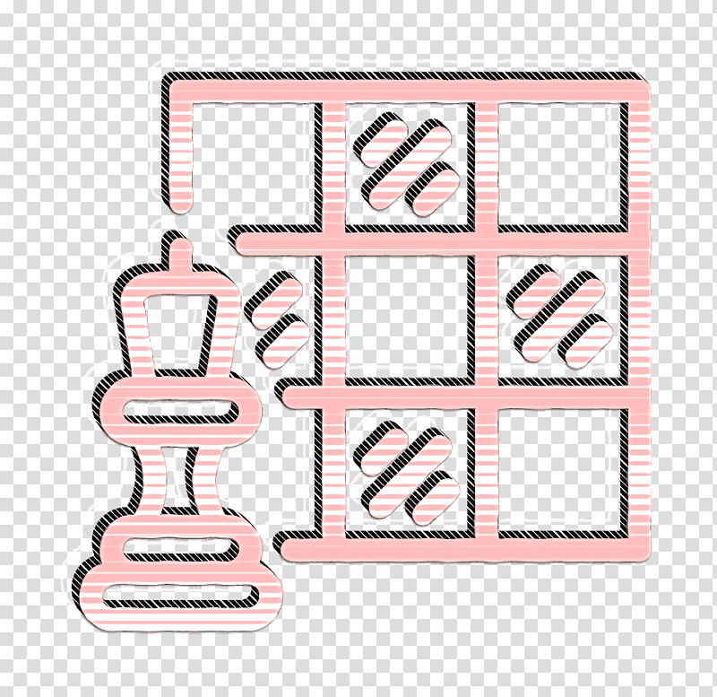Chess icon Boardgames Line icon Board icon, Meter, Number, Paper, Geometry, Mathematics transparent background PNG clipart