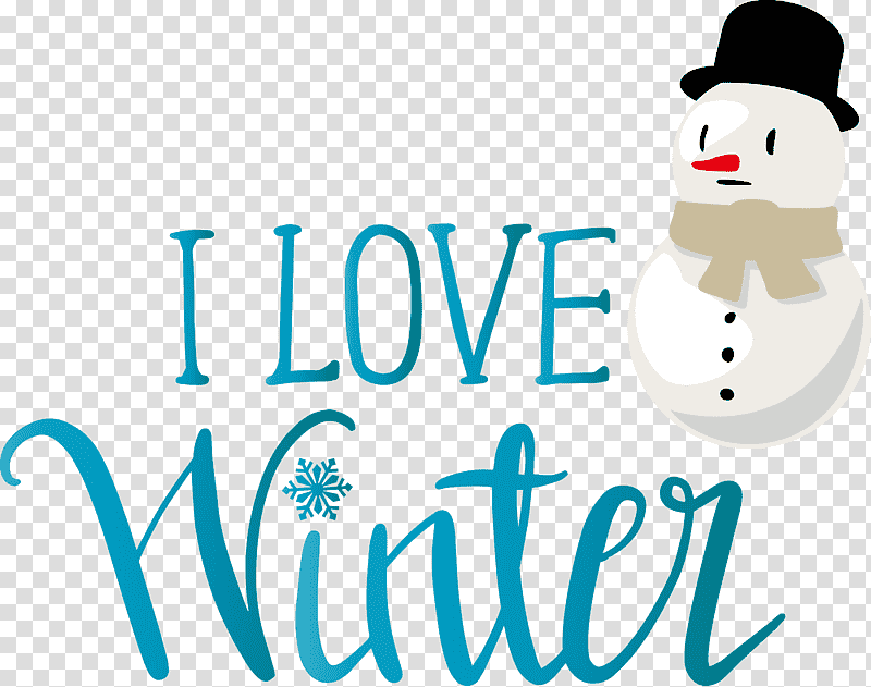 I Love Winter Winter, Winter
, Logo, Meter, Snowman, Happiness, Behavior transparent background PNG clipart