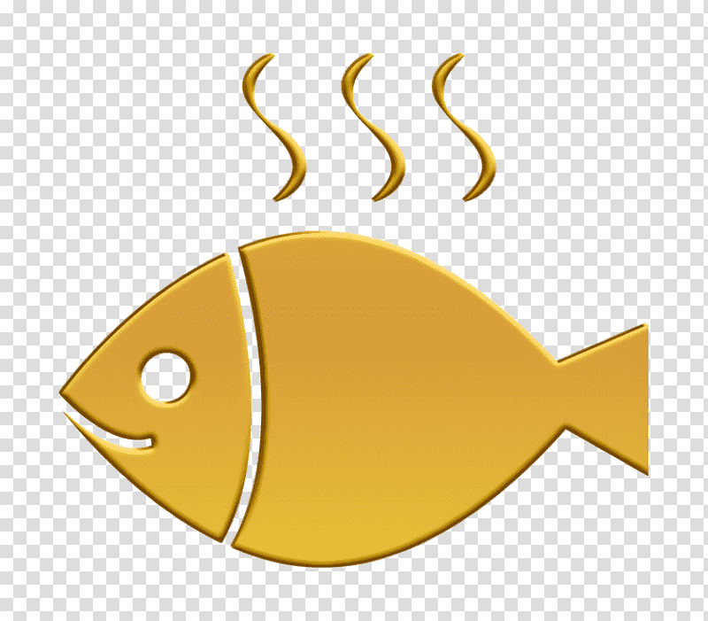 Cooked fish icon food icon Seafood icon, Delicacy, Antipasto, Fish As Food, Industrial Design, Text, Agate transparent background PNG clipart