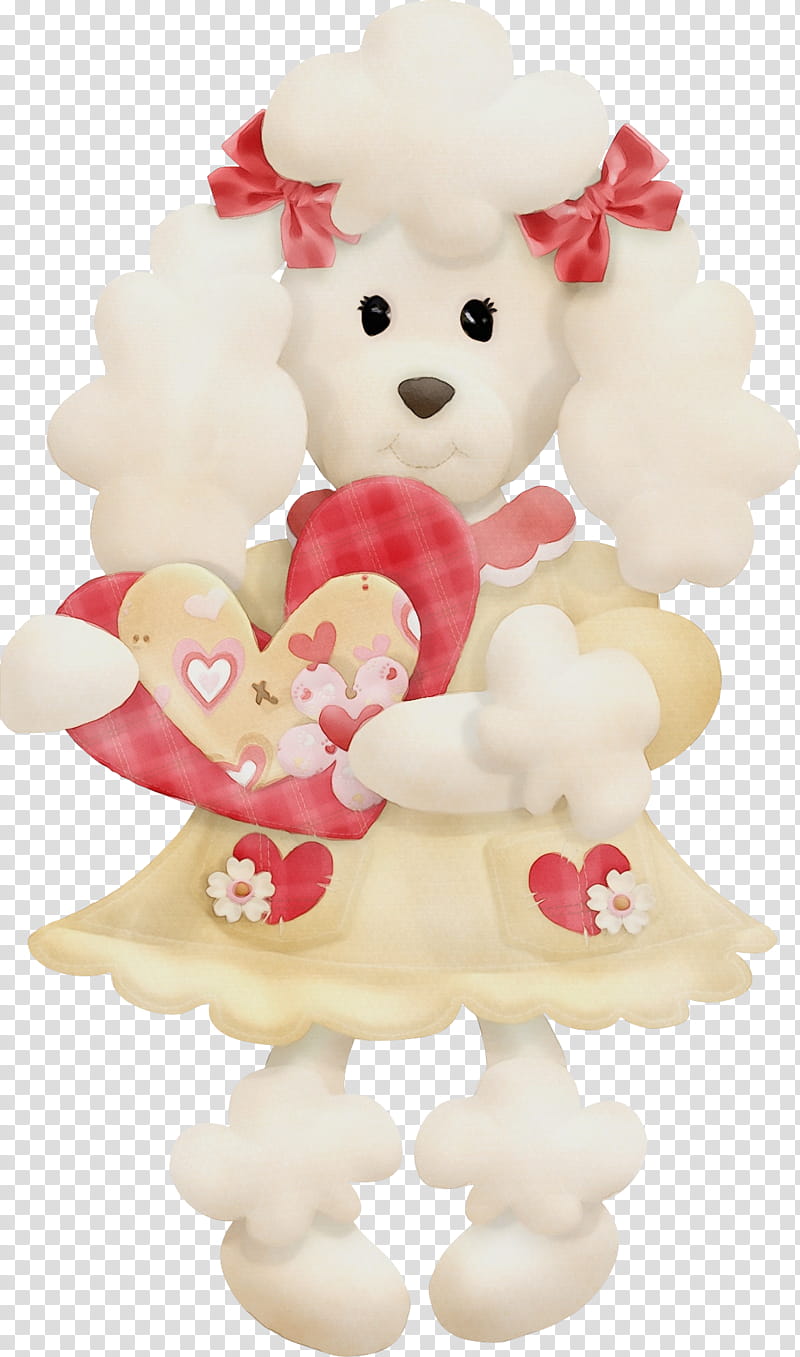 Teddy bear, Watercolor, Paint, Wet Ink, Stuffed Toy, Plush, Poodle, Figurine transparent background PNG clipart
