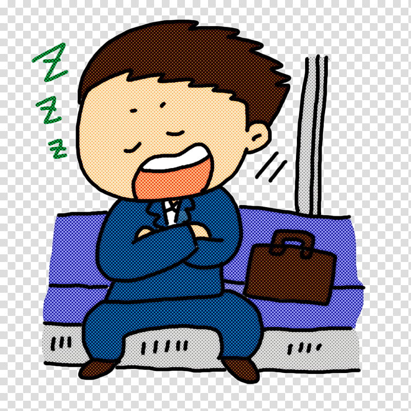 japanese people cartoon blog salaryman, Electric Multiple Unit transparent background PNG clipart