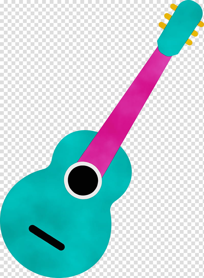 Guitar, Mexico Elements, Watercolor, Paint, Wet Ink, Ukulele, Cartoon, Drawing transparent background PNG clipart