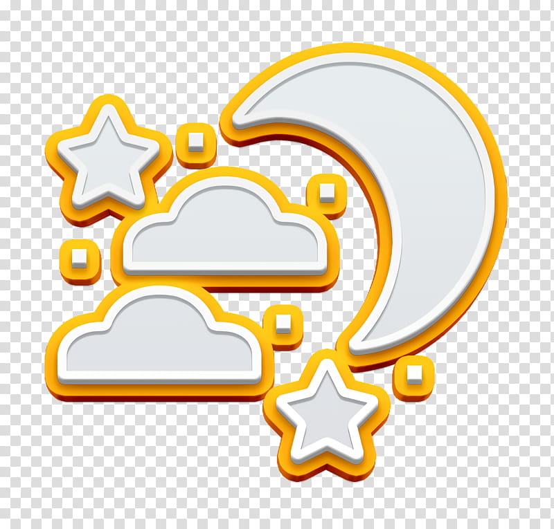 Crescent moon png icon sticker, moon png icon 