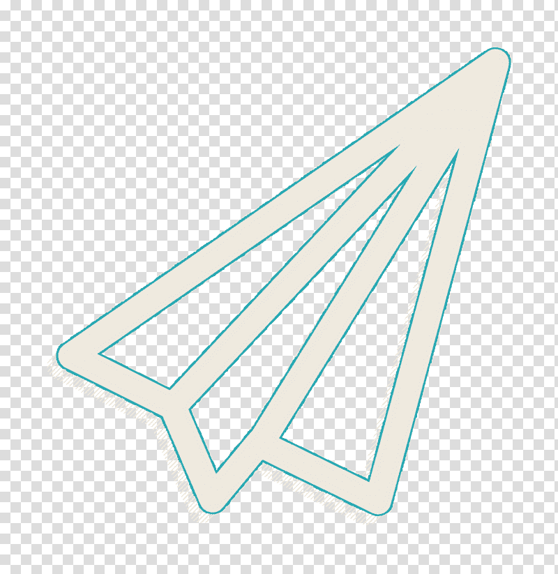 icon Web application UI icon Paper plane icon, Logo, Line, Symbol, Triangle, Meter, Geometry transparent background PNG clipart