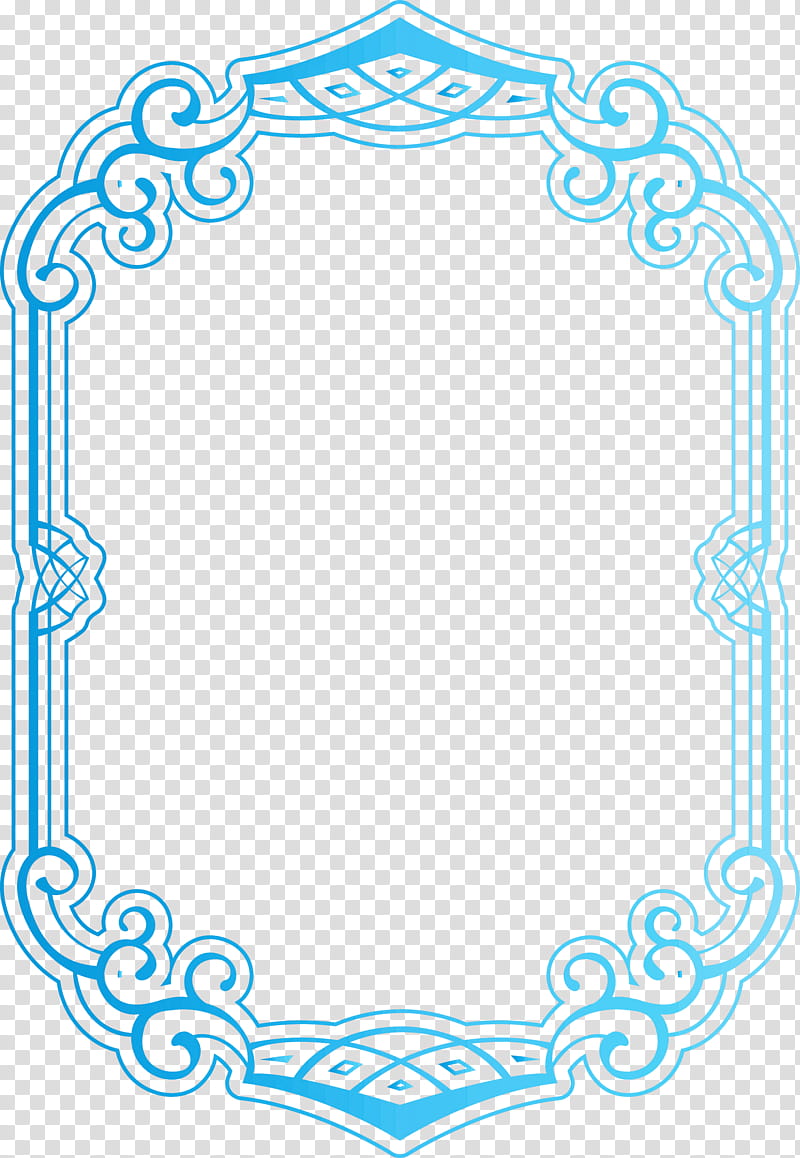 Classic Frame, Line Art transparent background PNG clipart