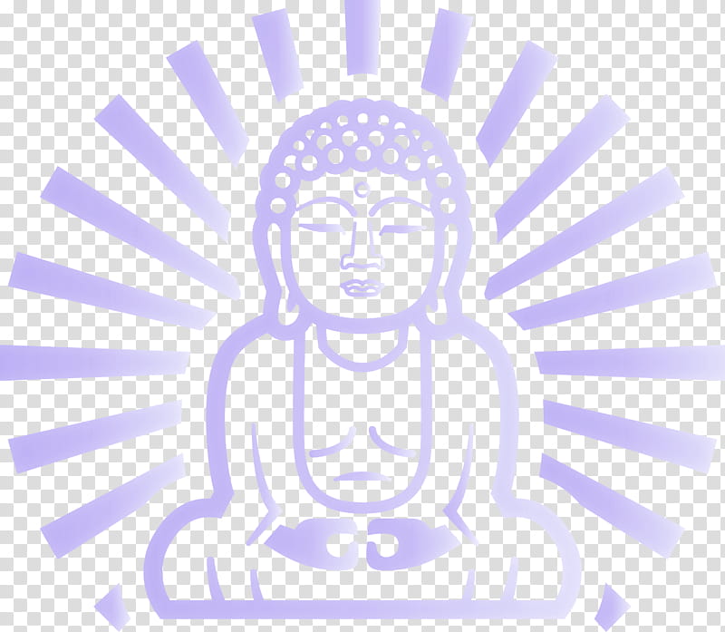 Buddha, Head, Line Art, Meditation transparent background PNG clipart