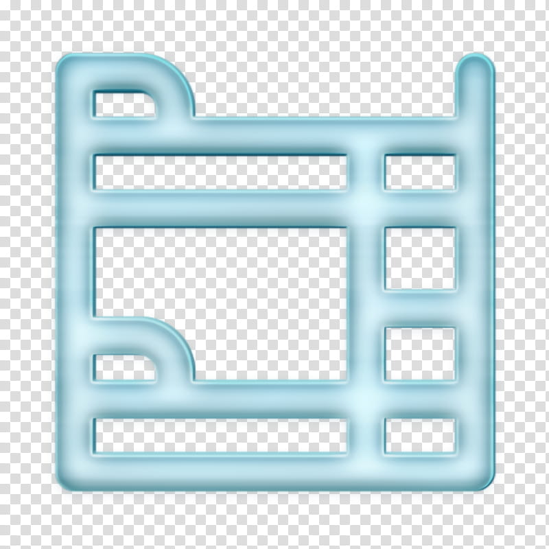 Bunk bed icon Bed icon Furniture icon, Logo, Drawing, Line, Painting, Poster transparent background PNG clipart