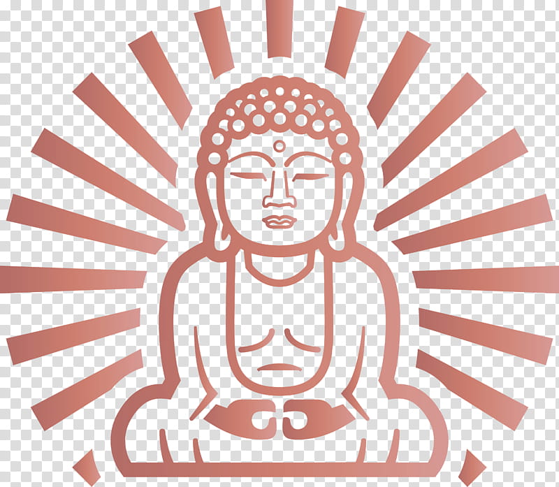 Buddha, Head, Line, Line Art, Logo transparent background PNG clipart
