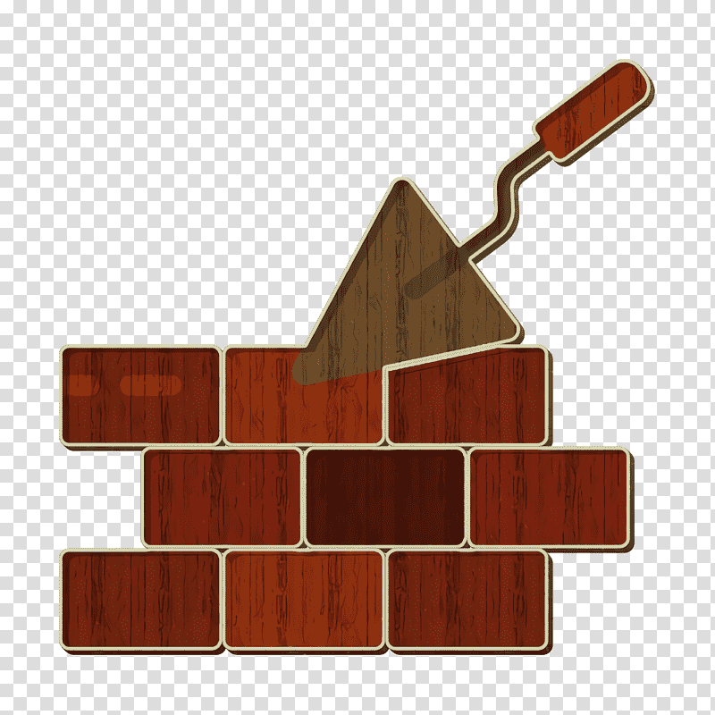 Interior design icon Brick icon Brickwall icon, M083vt, Meter, Wood transparent background PNG clipart