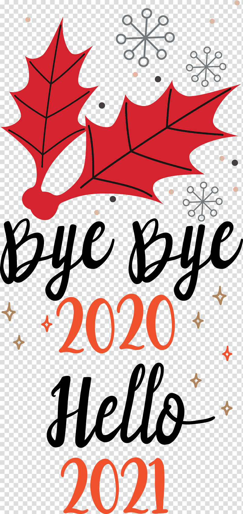 Hello 2021 Year Bye bye 2020 Year, Abstract Art, Drawing, Watercolor Painting, Leaf Painting, Animation, Idea transparent background PNG clipart