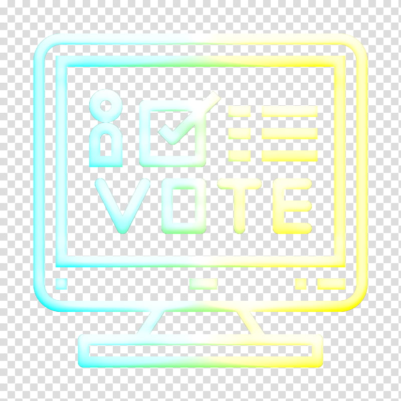 Online voting icon Election icon, Text, Signage, Logo transparent background PNG clipart