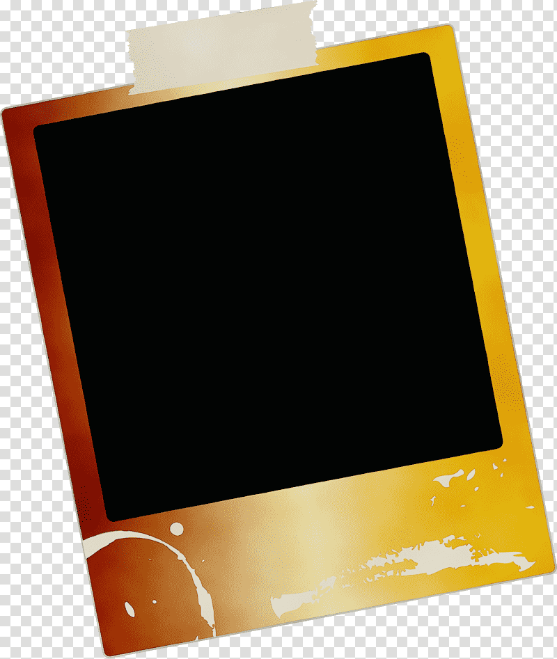 frame, Polaroid Frame, Watercolor, Paint, Wet Ink, Laptop Part, Computer Monitor transparent background PNG clipart