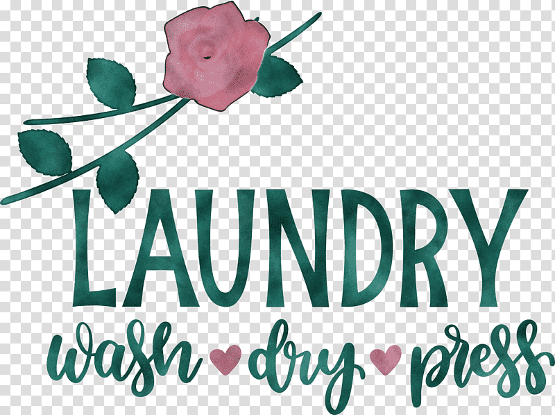 Laundry Wash Dry, Press, Rose, Floral Design, Logo, Cut Flowers, Petal transparent background PNG clipart