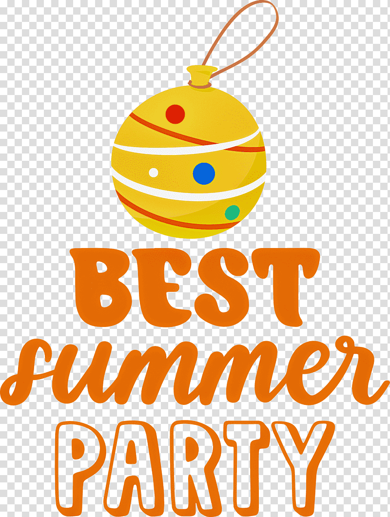 Best Summer Party Summer, Summer
, Yellow, Pumpkin, Smiley, Line, Meter transparent background PNG clipart