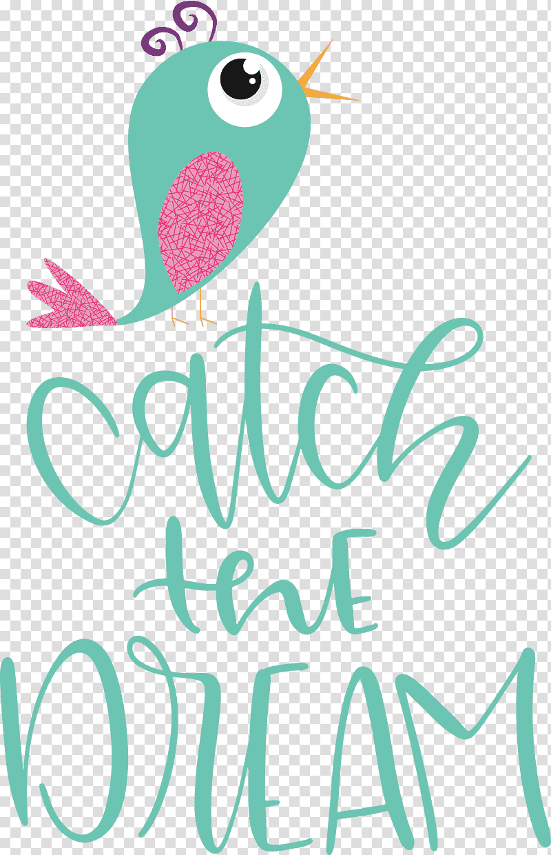 Catch The Dream Dream, Logo, Meter, Beak, Leaf, Teal, Happiness transparent background PNG clipart