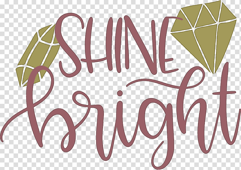 Shine Bright Fashion, Logo, Calligraphy transparent background PNG clipart