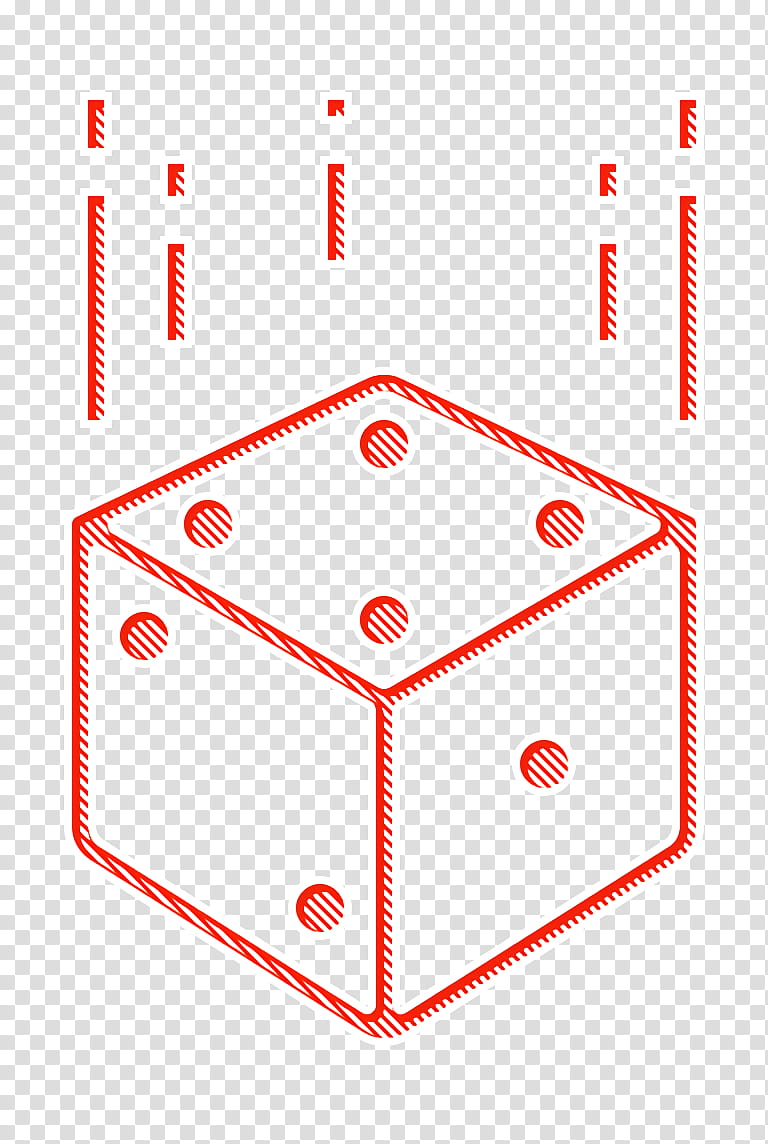 Gaming Gambling icon Dice icon, Gaming Gambling Icon, Line, Games transparent background PNG clipart