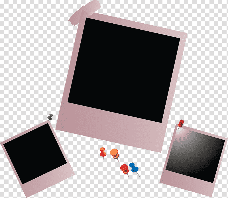 Polaroid Frame, Laptop Part, Computer Monitor, Frame, Rectangle, Multimedia, Gadget transparent background PNG clipart