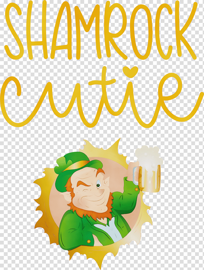 cartoon green line meter m-tree, Shamrock, St Patricks Day, Saint Patrick, Watercolor, Paint, Wet Ink transparent background PNG clipart